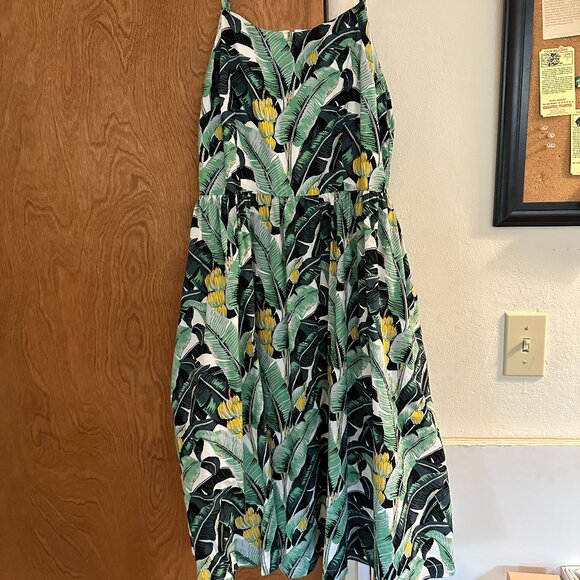 Lindy Bop tropical dress, size Medium/ 8, good condition - Picture 1 of 7